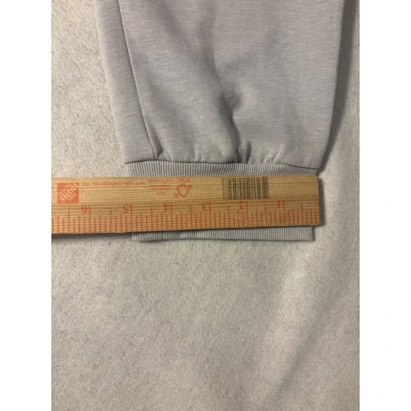 Old Navy Active Dynamic Fleece Joggers Gray Petite M Zipper Pockets Sweatpants - Picture 2 of 9